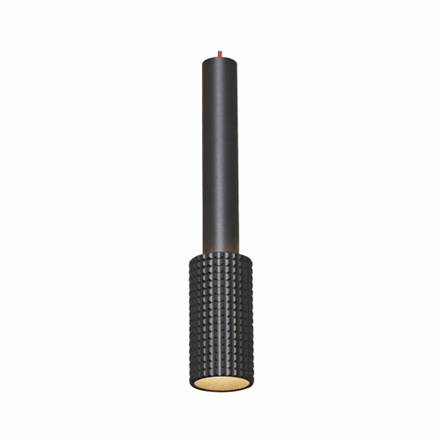 Tony Plus Pendant 927 9,3W Ø:66x330mm 3m cable BK/GD Phasec