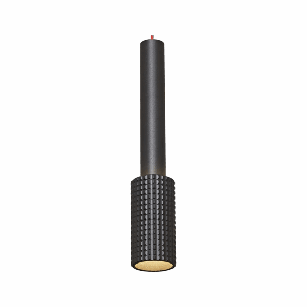 Tony Plus Pendant 927 9,3W Ø:66x330mm 3m cable BK/GD Phasec
