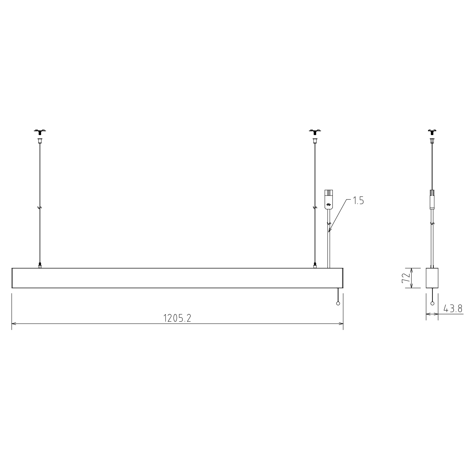 Benu Office Pullswitch / daylight sensor