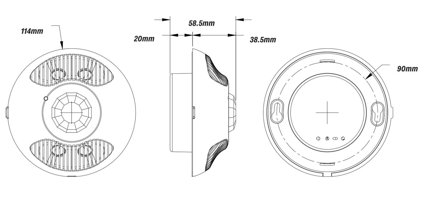 NWC 230V Ceiling sensor