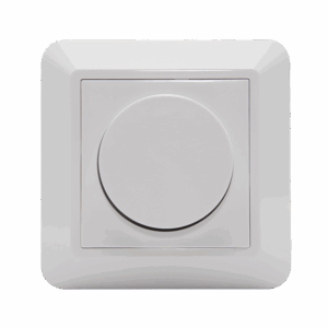 Dimmer Phase-cut Rotary 10-280W LED WH