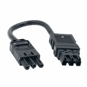 Wago 3P 1.5 Male/ 18i3 Female 0,2m BK