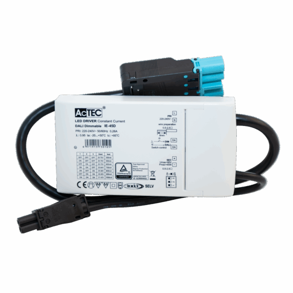 Driver DALI 800mA max 45W 25-56V 18i5 DALI/EPN0034