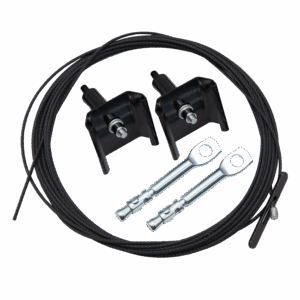 Wirekit 4m complete w/snap-on for Global Pro/Pulse 10pk BK