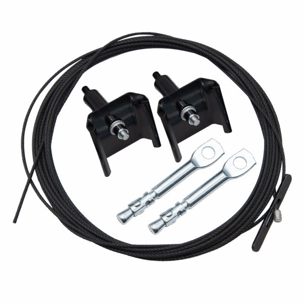 Wirekit 8m complete w/snap-on for Global Pro/Pulse 10pk BK