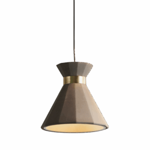 Mermaid L E27 Max 46W Brass Ring/Canopy