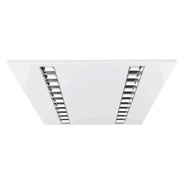 Panel Sky Dual 595x595 5000lm 840 36W WH/BS bländskydd IK08 DALI