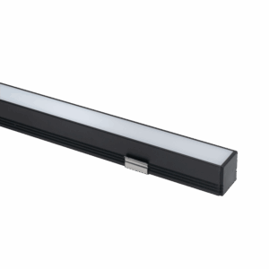 Profile U3 BK 2m 18,5x20mm incl f.cover,end cap, clips