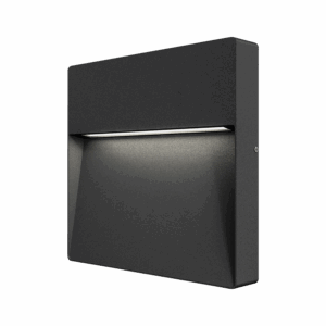 Chara Square 750lm 830 9W Dark Grey