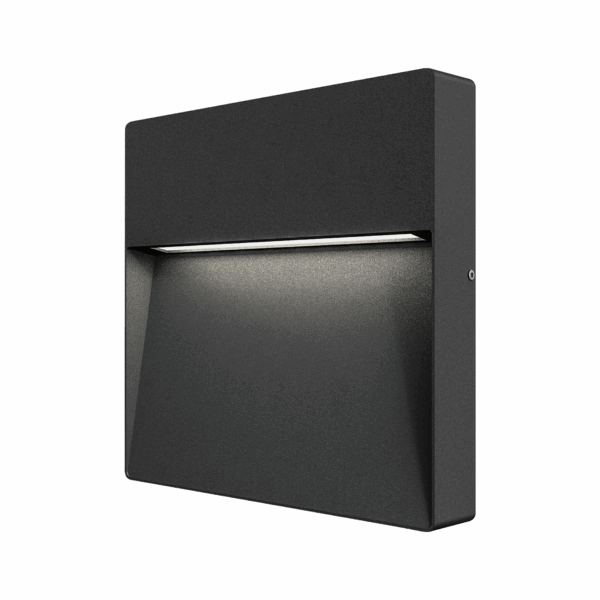 Chara Square 750lm 830 9W Dark Grey