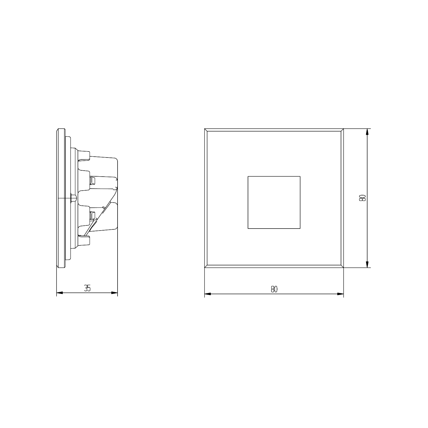 Naos 120lm 830 1.5W BK