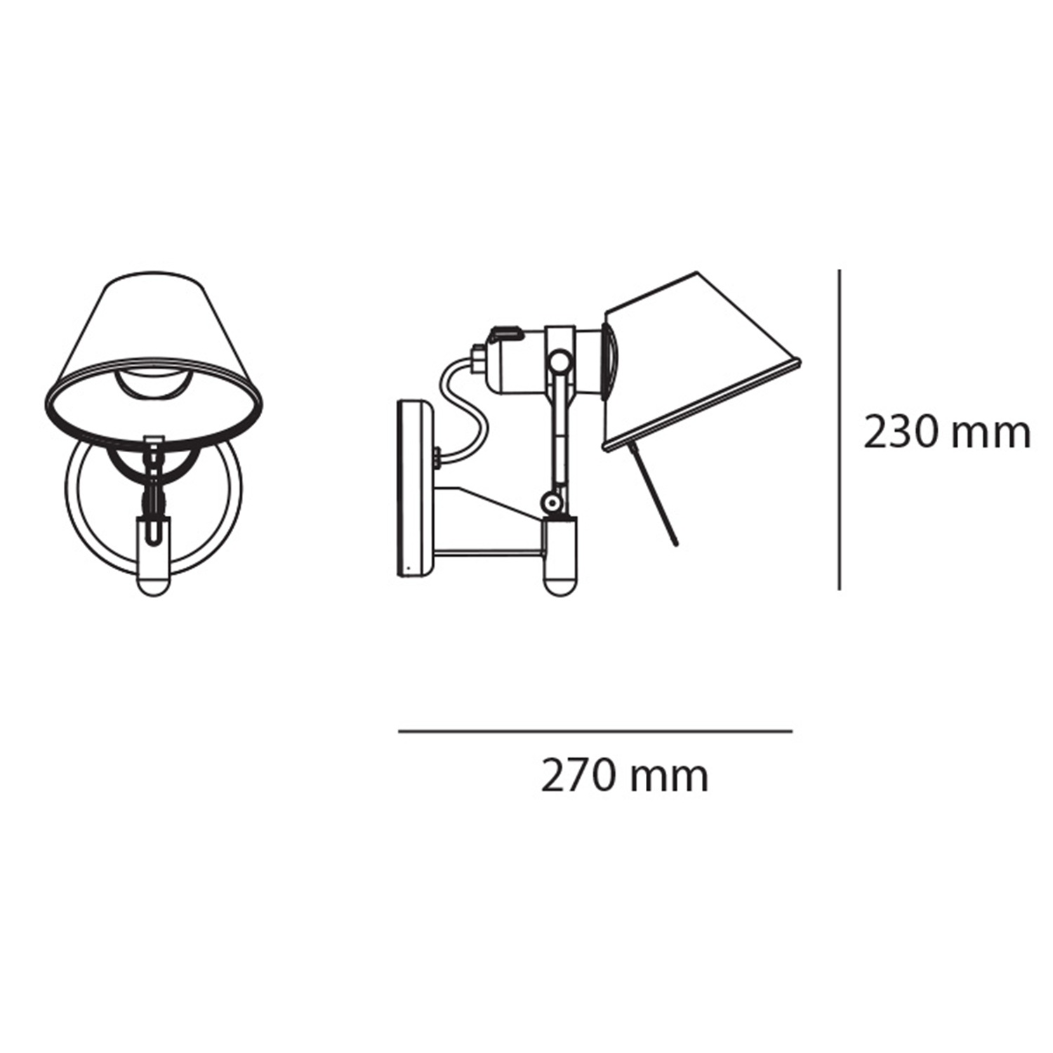 Tolomeo Faretto - without switch