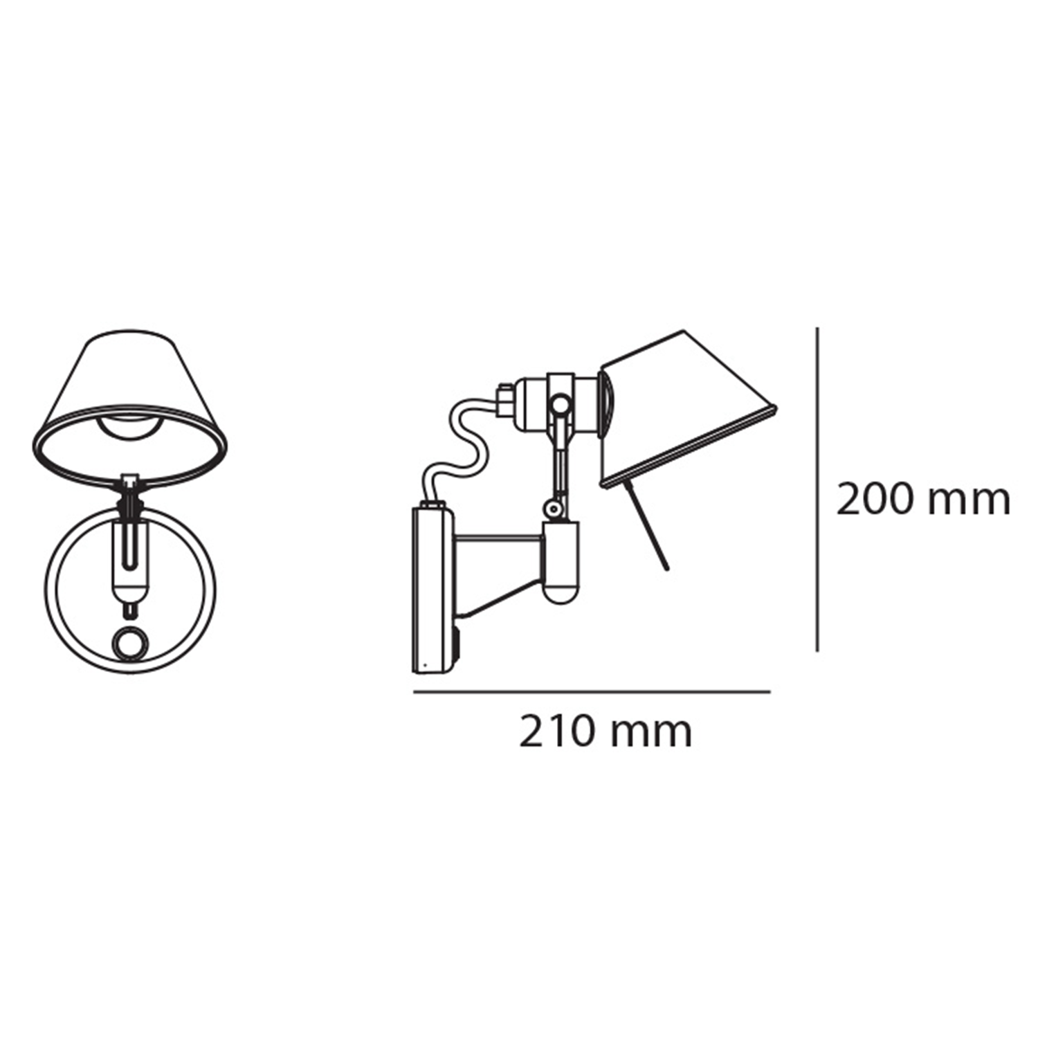 Tolomeo Micro Faretto - with switch