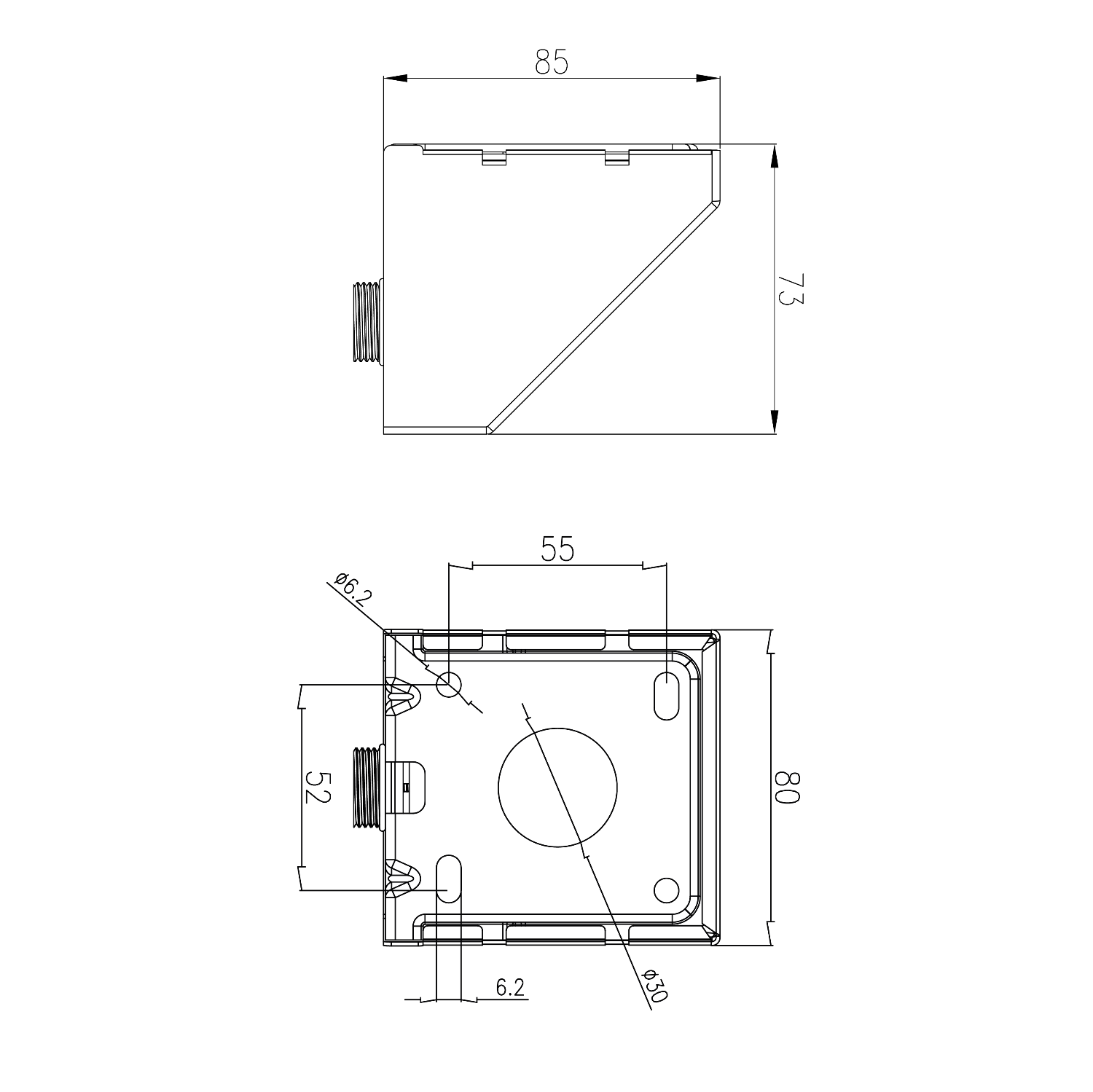 Sign Today Wall Bracket WH for 2127-3