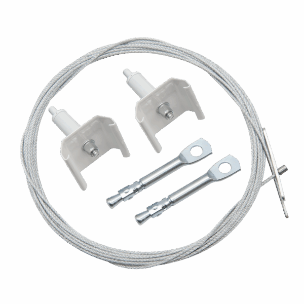 Wirekit 4m complete w/snap-on for Global Pro/Pulse 10pk WH