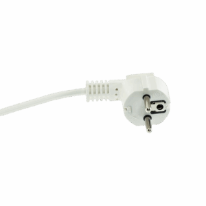 Power Cable 3m 3x0,75mm² w/ Schuko-plug/ free end WH