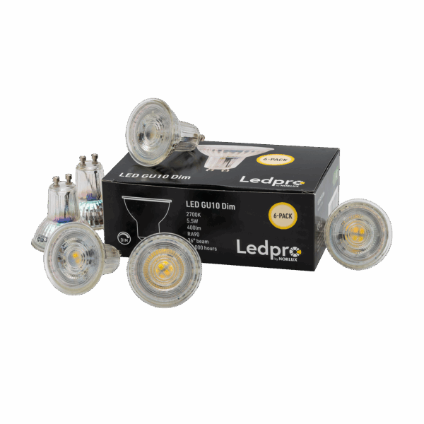 Ledpro MASTER 400lm 5,5W GU10 927 36° Dim 6-pack