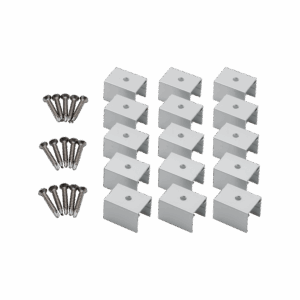 Neon Flex Mounting clips 15pcs pr bag - 1 bag pr 5m.