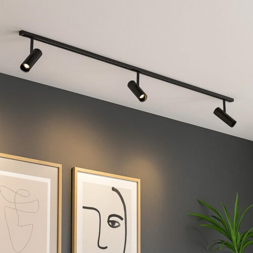 Cylinder 60 Spotskinnepakke X3, 2M, 2700K, sort