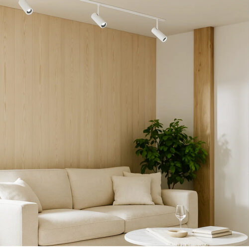 Cylinder 60 spotlight-skenpaket X3, 2M, 3000K, vit