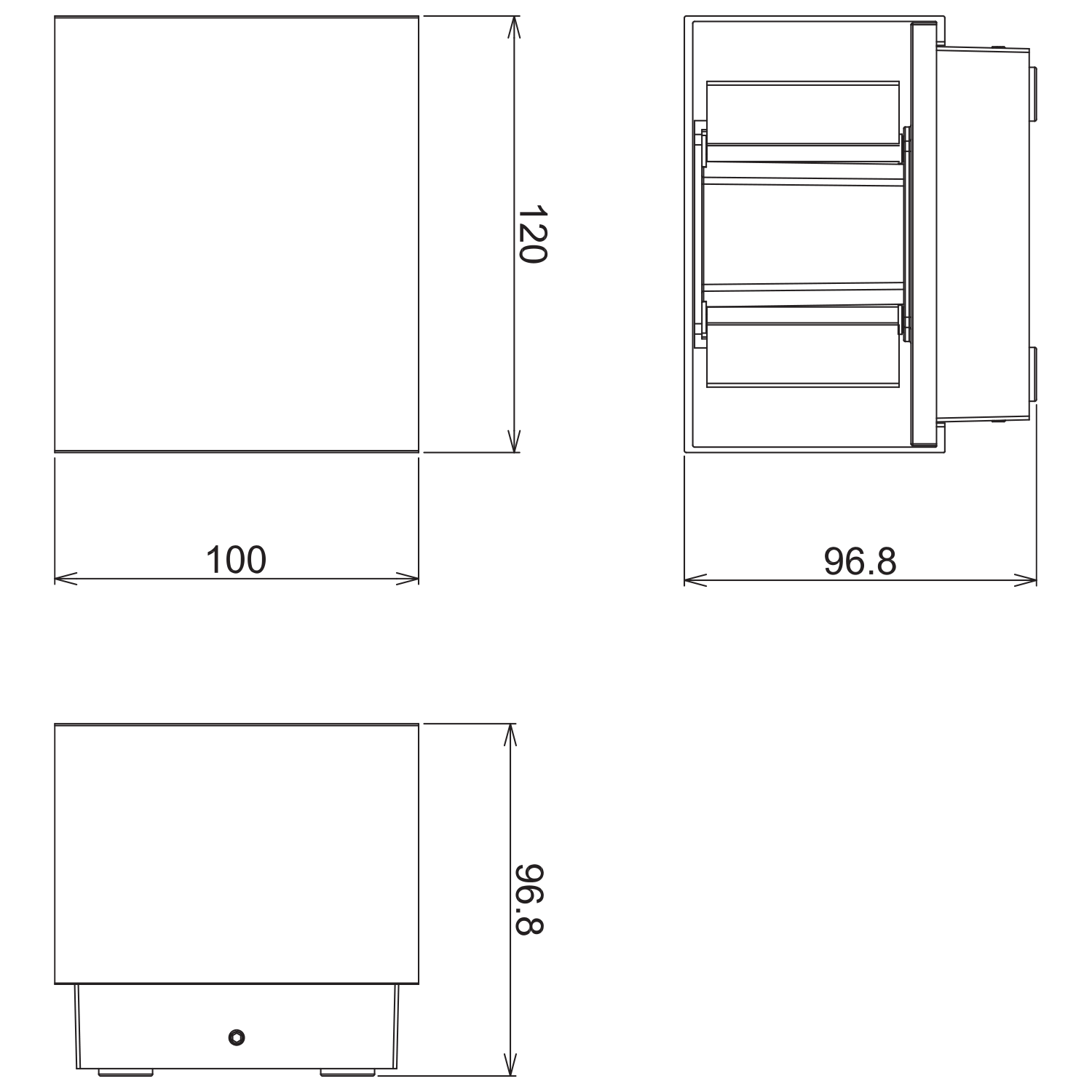Plaza Up&Down 900lm 830 15°-210° 10W BK