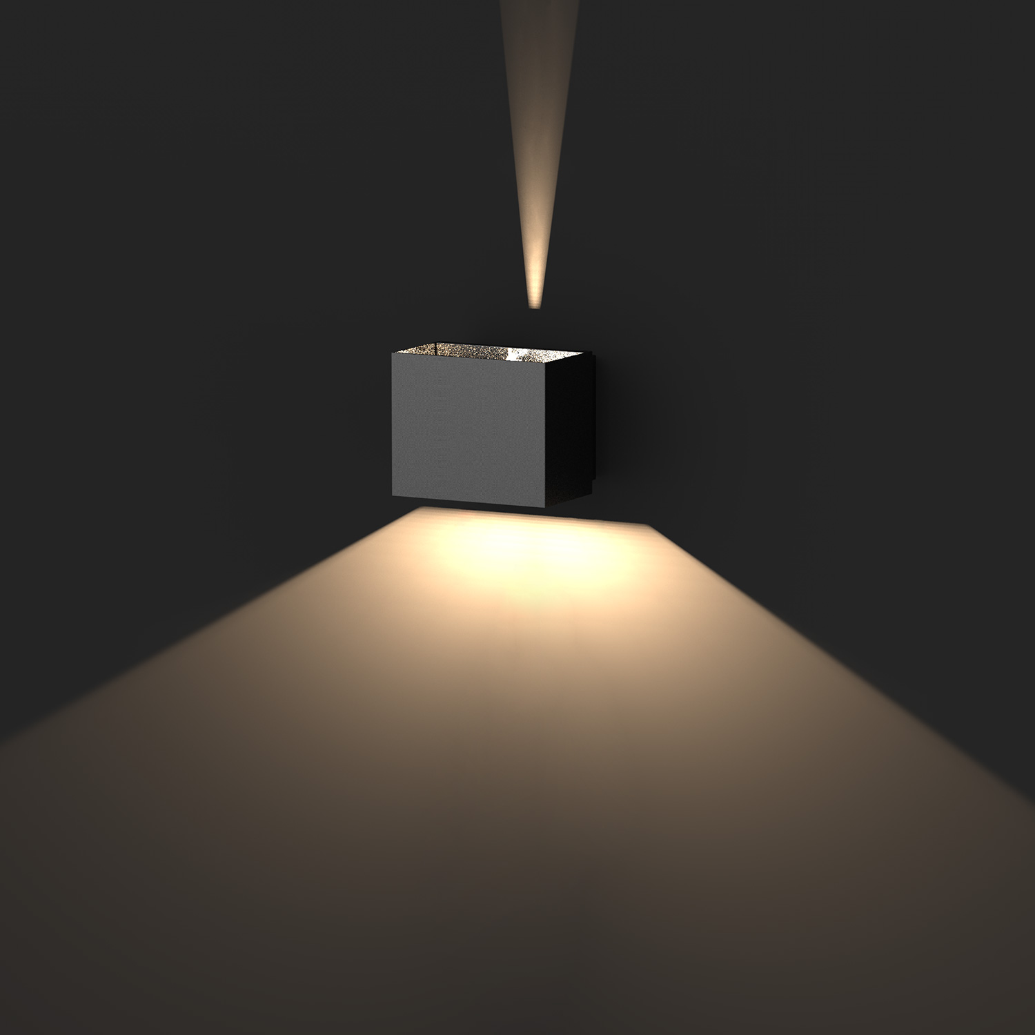 Plaza Up&Down 900lm 830 15°-210° 10W BK