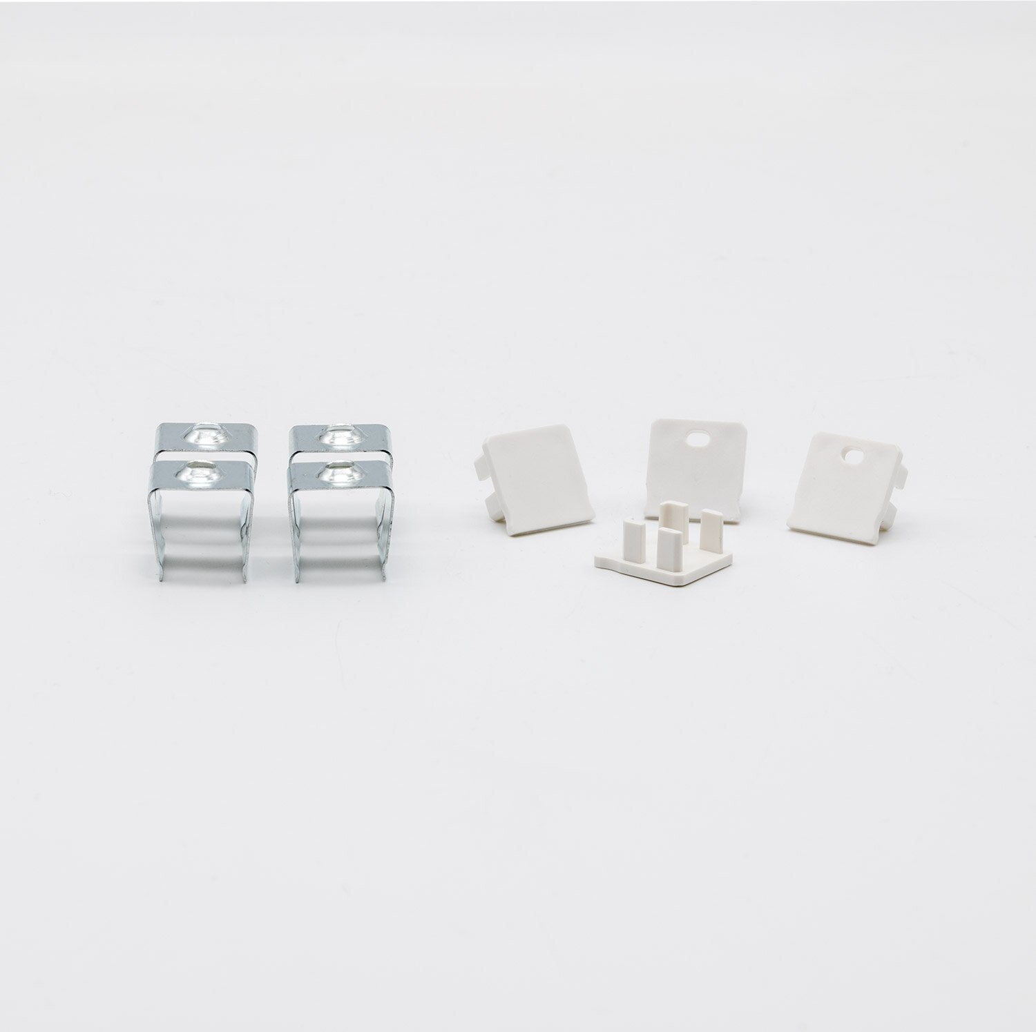 Profile Type Y 17x18mm WH 2,02 m inc/end caps, clips