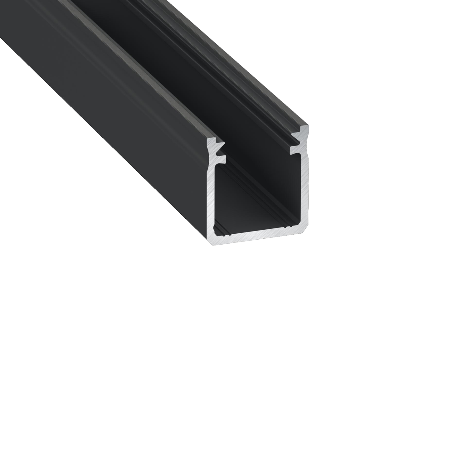 Profile Type Y 17x18mm BK 2,02m inc/end caps, clips