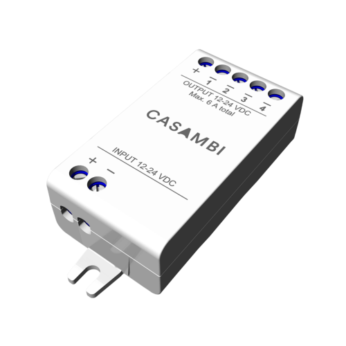 CBU 4-channel 12/24Vdc dimmer Casambi