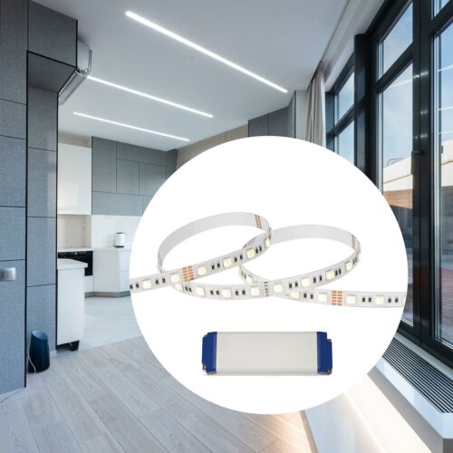 LED -light strip outdoor/wet room IP65 (not dimmable) 19.2W/m 5m