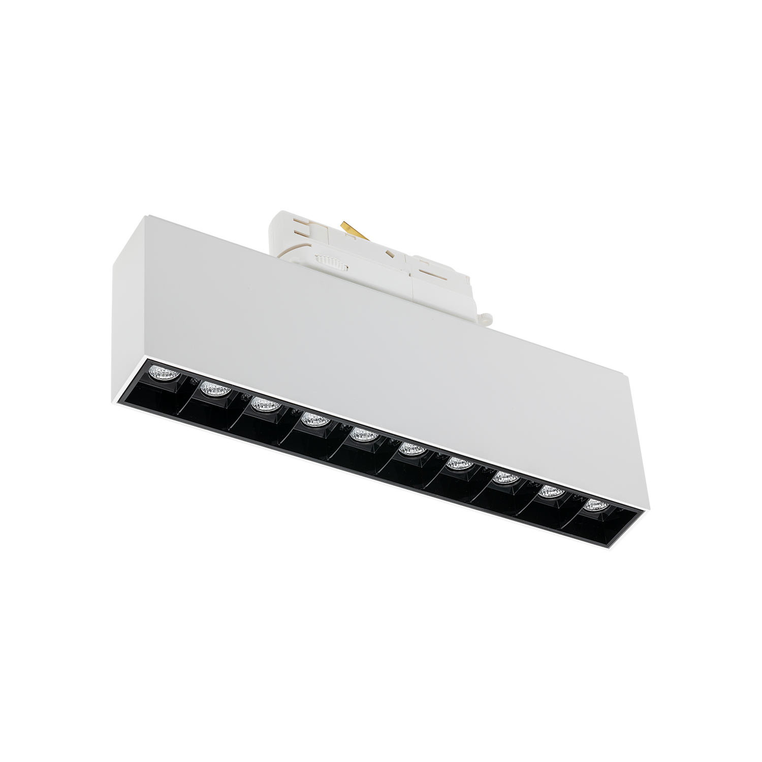 Cold 10 Track 2200lm 930 36° 20W WH/BK Front ring 3-cir DALI