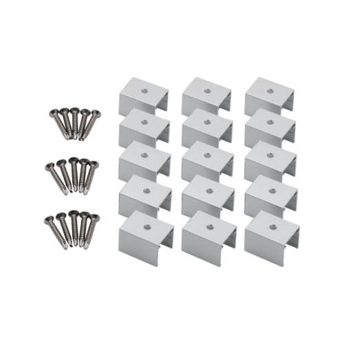 Neon Flex monteringsclips 15 stk. pr. pose - 1 pose pr. 5 m.