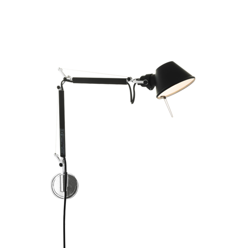 Tolomeo Micro Wall Black Body Lamp