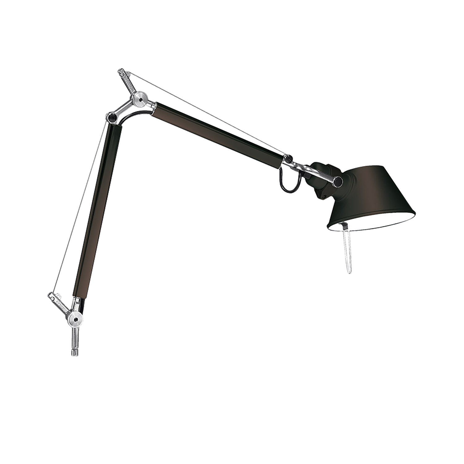 Tolomeo Micro Wall Black Body Lamp
