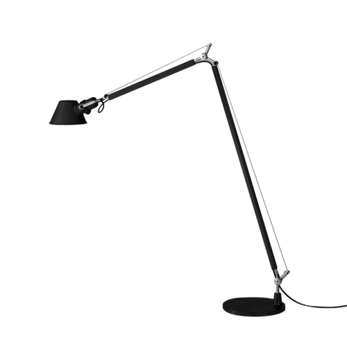 Tolomeo Læsegulvlampe - Sort - Kropslampe