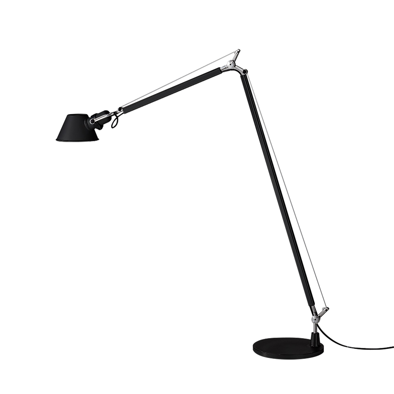 Tolomeo Reading Floor - Black - Body Lamp