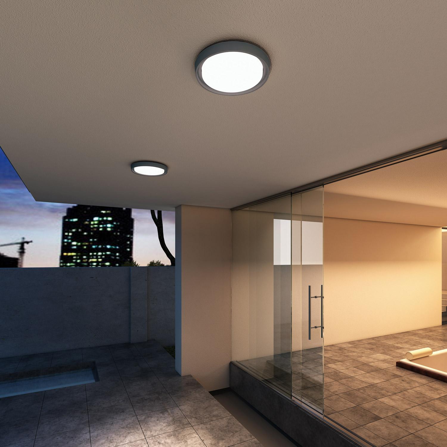 Ancha Round 2500lm 830 110° 30W Dark Gray Quickconnect