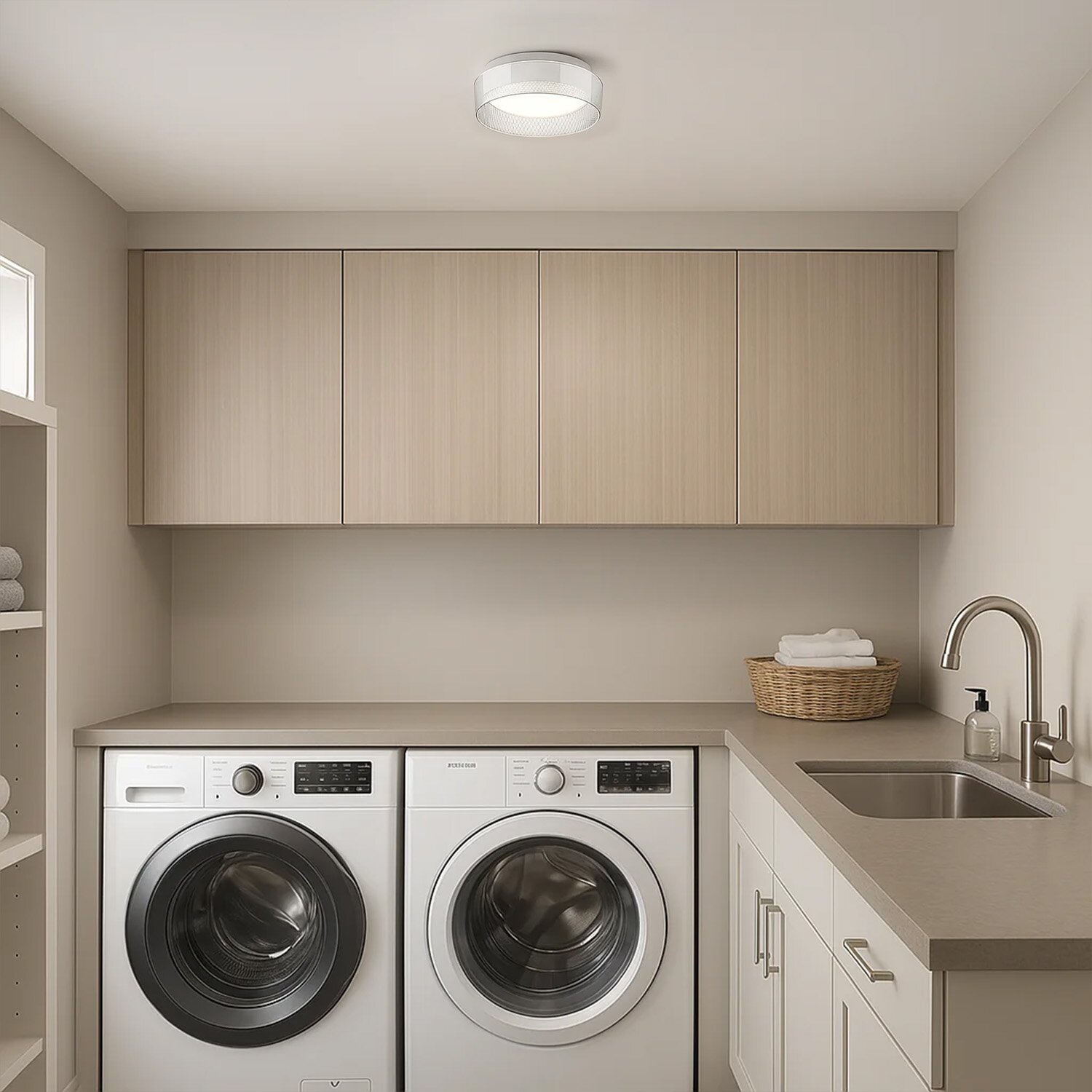 Atria 2000lm 830/840/857 100° 18W Ceiling mount WH