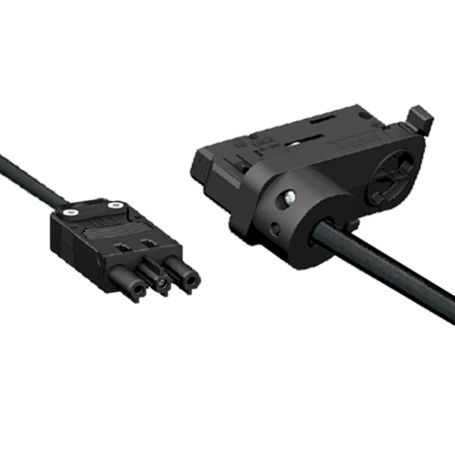 18i3 Female/ 3-Circuit Adapter 0,5m BK 6A