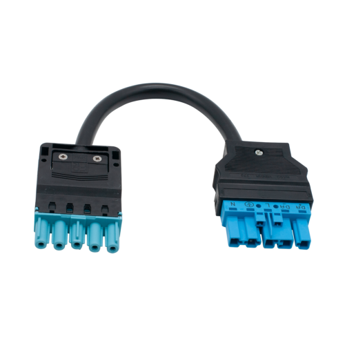 Wago 5P DALI 1.5 Male/ 18i5 DALI Female 0.2m BK/BL