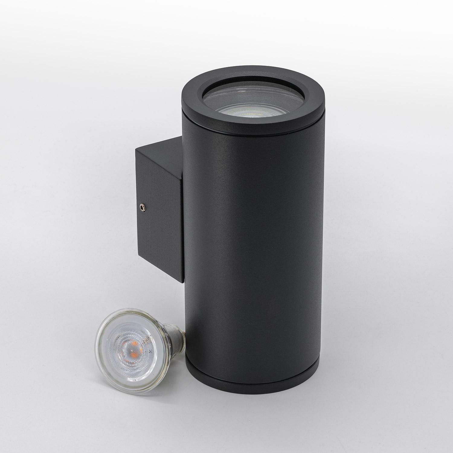 Gemma GU10 up&down 45° max 2x35W Dark Grey