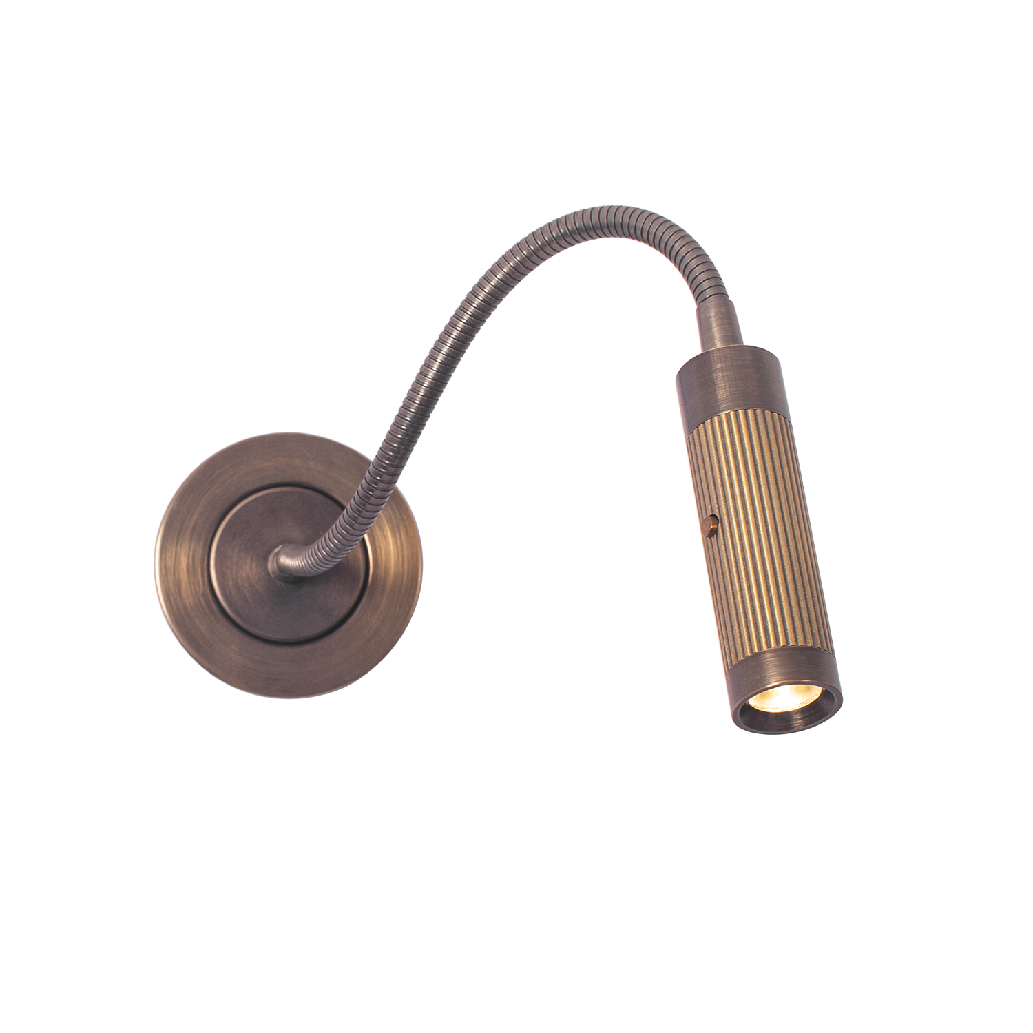 Giulio G2 4W 3000K recessed flexible copper/antique brass