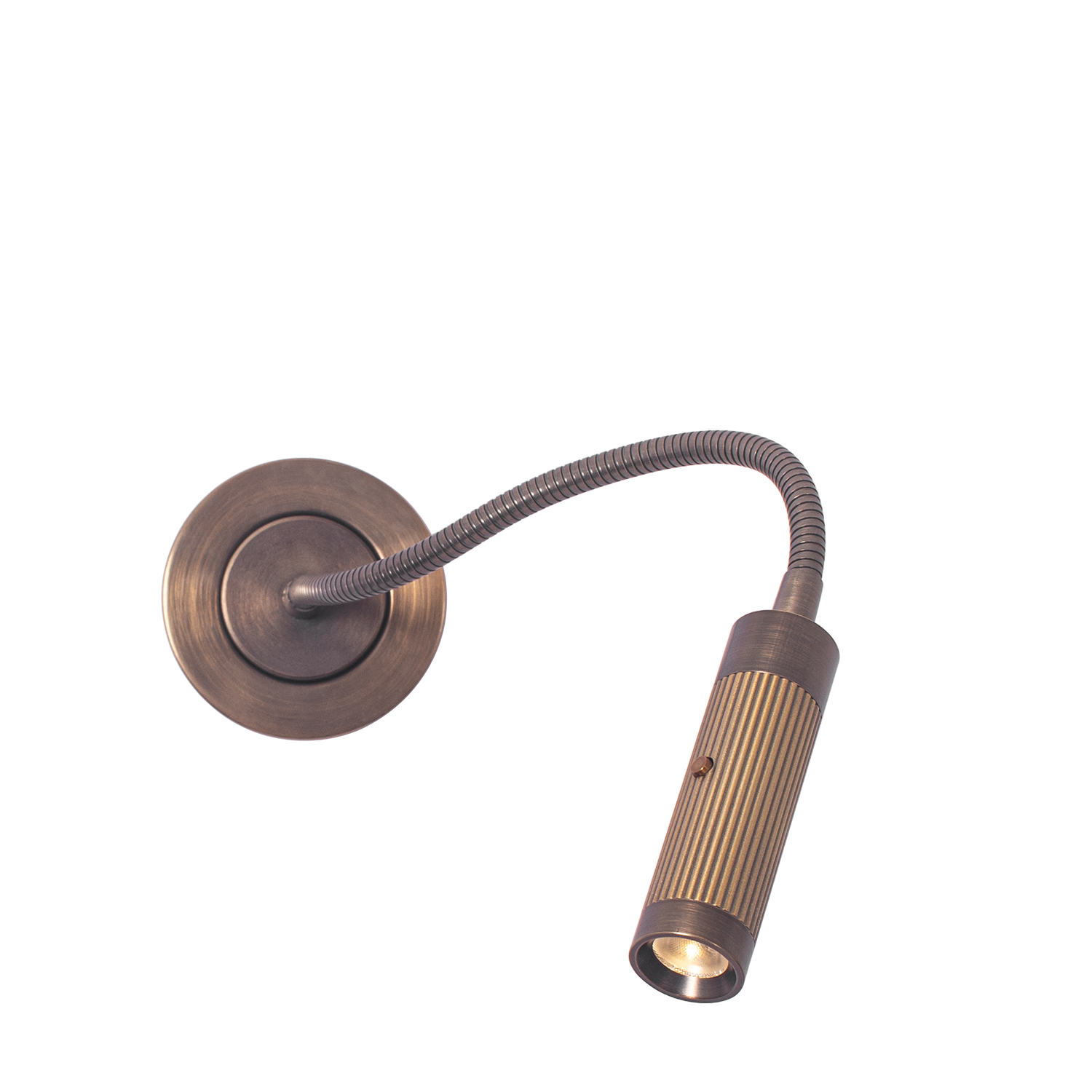Giulio G2 4W 3000K recessed flexible copper/antique brass