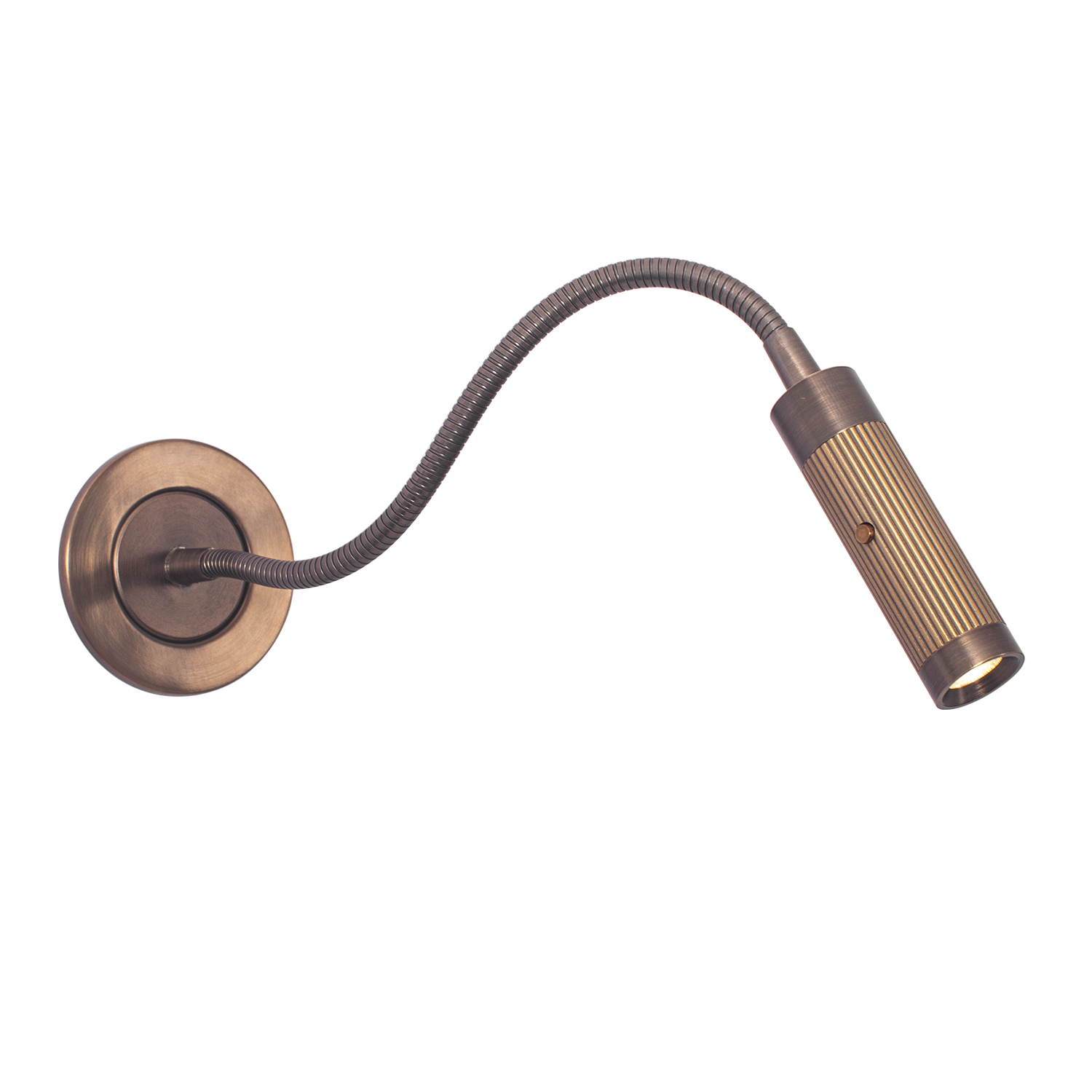 Giulio G2 4W 3000K recessed flexible copper/antique brass