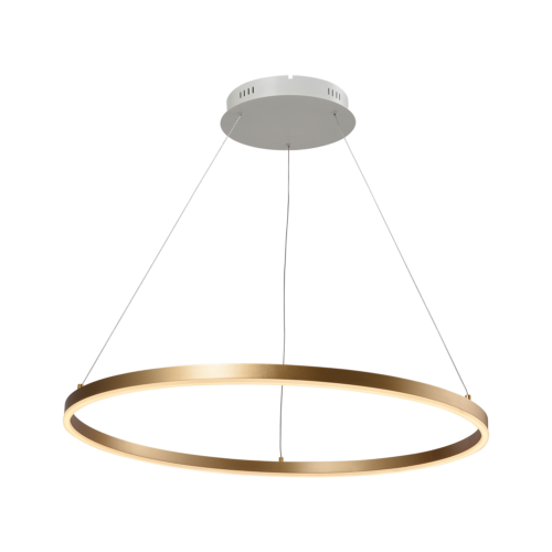 Halo Pendant 5000lm 830 120° 43W Gold/White Phasecut Ø120cm