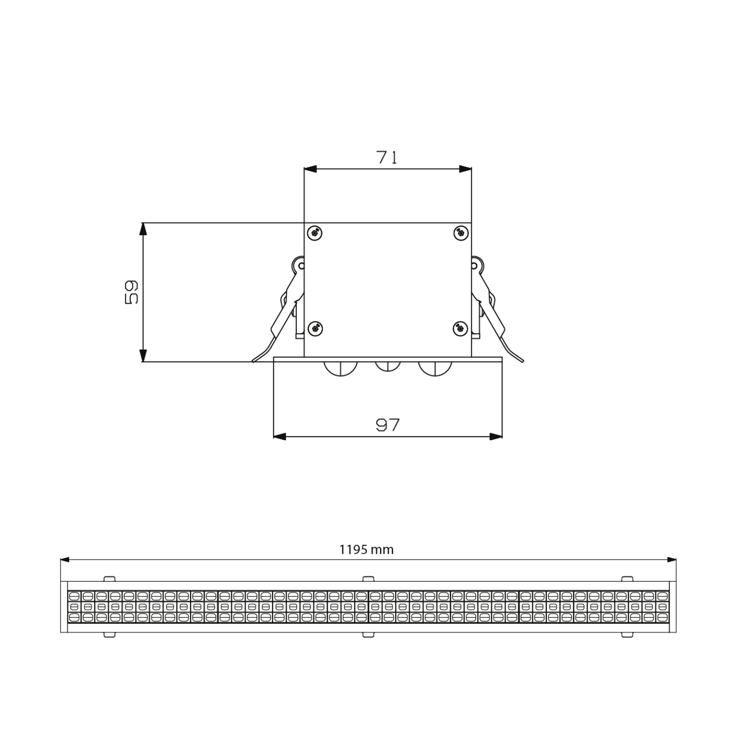 Linea Market Recessed