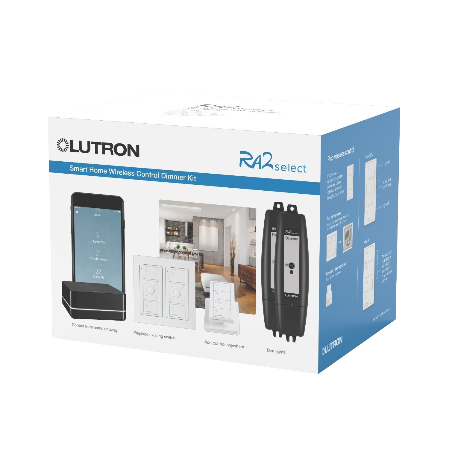 RA2 Select Smart Home Wireless Control Dimmer Kit