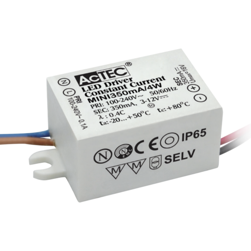 Driver 350mA cc 4W (6-12V) Phasecut Mini AcTec