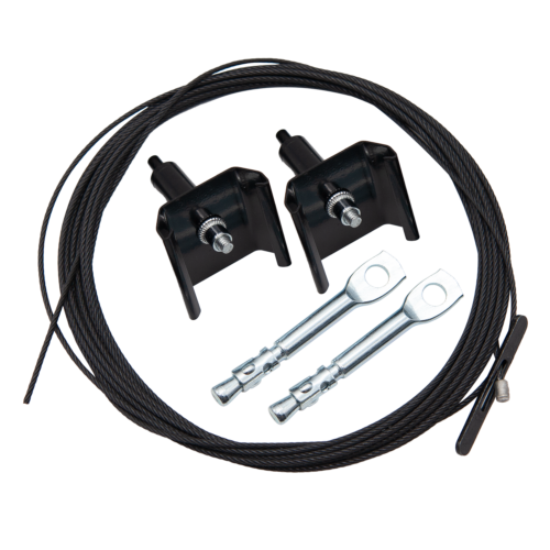 Ledningssæt 8m komplet med snap-on til Global Pro/Pulse 10 stk. sort