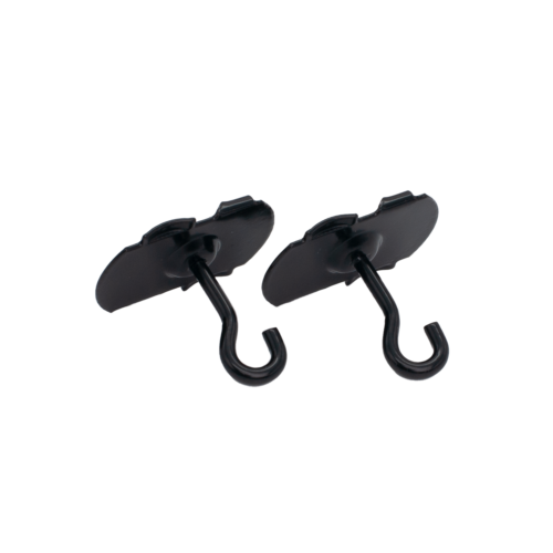 Hook for T-profile 24mm T-24 (2 pcs) BK